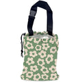 NHNXHWIA Groovy Florals Car Garbage Bag,Waterproof Small Car Trash Bag Hanging Back of Seat,Drawstring Hanging Car Trash Bag with Adjustable Buckle for Car Accessories