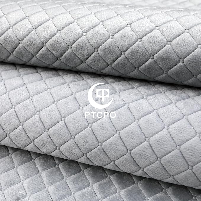 Soft Car Steering Wheel Cover for Sedan, SUV, Warm Luxury Velvet, Odorless, Universal, Anti Slip, Summer Winter, Gray, Standard Size[14" 1/2-15"](37-38cm)