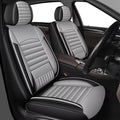 TTX LIGHTING 2 Front Car Seat Covers Custom Fit for Dodge Dart 2013-2016 Seat Covers Cushion Faux Leather Compatible with Airbag(Gray)