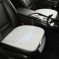 West Llama Car Seat Covers for Summer,Ice Silk Bottom Seat Covers for Cars Include 2 Piece Front Driver Seat Pad Mat Universal Fits 90% SUVs,Cars,Sedans(2Piece-White)