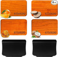 Car Air Freshener- Original Wood Air Freshener-Car Odor Eliminator for Visor Clip-Long Lasting Scent, Vehicle Scent Diffuser for Truck, SUV, Sedans - 4 pack Included 2 Clips (Teak-Amber-Cabana-Grove)