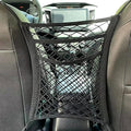 Pincuttee 3-Layer Car Mesh Organizer 1 Pack,Seat Back Net Bag Organizer,Seat Back Net Bag Barrier of Backseat Dog or Kids Pet, for Car/SUV/Truck(Black)