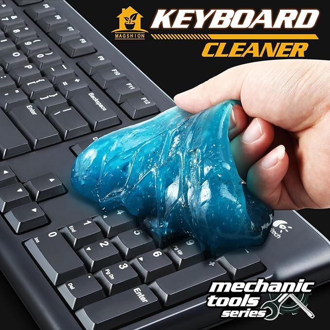 Magshion Car Cleaning Gel Dust Cleaning Gel for Car Vent, 3 Pack Auto Detailing Tools Home Office Detailing Jelly Keyboard Cleaner for Dust and Debris Removal (Multicolor)