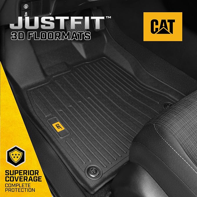 CAT® JustFit™ 3D Custom Fit Floor Mats for Honda Civic 2022-2026 Acura Integra 2023-2026, Heavy Duty Car Floor Liners Protection Laser Measured, Honda Civic Accessories, Acura Integra Accessories