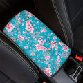 Cherry Blossom Car Center Console Cover,Comfortable Car Armrest Cover Pad,Universal Fit for Sedan, Truck, SUV
