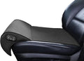 JUPENG Car Seat Leg Extender with Heat & Massage, USB Powered Multi-Level Memory Foam Under Thigh Leg Support Cushion for Driver Seat, Office Chair & Travel, Universal Comfort Pad (Black)