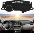 Dashboard Dash Cover Mat Carpet Compatible with 2015-2017 2018 2019 Hyundai Sonata