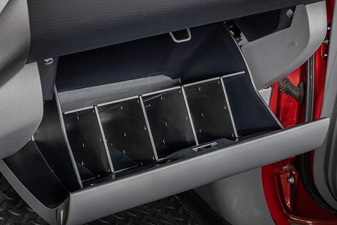 Vehicle OCD - Center Console Divider, Tray, and Glove Box Organizer for Toyota Tacoma (2005-2015) - Made in USA - SLX500