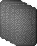 Car Dashboard Non Slip Mat, Brlvget Anti Slip Gel Pad, Multifunctional Fixate Anti Slide Sticky Dash Pad for Radar Detector, Cell Phone, Keys, Glass, Mirrors, GPS, Coins 5.3 x 3.2 inch (4 Pack)