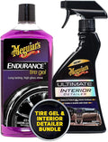 Meguiar's G7516 Endurance Tire Gel and Meguiar's Ultimate Interior Detailer Bundle