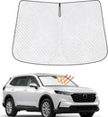 KMF Windshield Sun Shade for Honda CR-V 2023 2024 2025 with 310T Foldable Car Sun Shade,Custom Fit Sunshade for Front Window Sun Visor Protector Interiors Block UV Rays Accessories