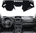 Dash Cover for Subaru Forester Accessories 2019-2022 2023 2024 Dashboard Cover Mat Pad UV Rays Reflection Carpet Protector Sunshield Custom Fit Foldable Interior Decoration, Gray Trim