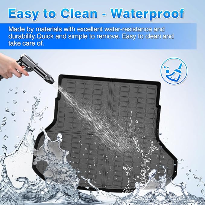K4 Floor Mats - Car Mats for Kia K4 5 Seats 2025, All Weather Floor Mats and Cargo Liner for K4 Accessories, Heavy Duty Rubber Mats, Car Accessories