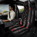 Oramclsy American Flag Car Seat Covers Set with Armrest Pad and Camouflage Seat Belt Cover 5 Pack Car Decor for Womens Men Universal Size