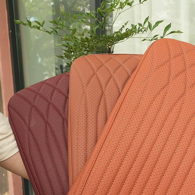 Car Seat Cushion Fit for BMW Accessories Front and Rear Seat Pad for Car Driver Seat Office Chair Ocher Brown(1PC)