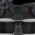 Luxury car Floor mats are for 99% of Vehicle Models,All Weather car Floor mats Provide Comprehensive Protection for Vehicles,Floor mats for car Personalized Customization! (2+1 BlackRed)