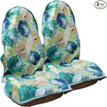 LoyaGour Car Seat Cover Protector Front Seats,for Gym Workout,Running,Swimming,Beach and Hiking,Waterproof Sweat Towel Bucket Seat Covers for Cars SUV Trucks (Chrysanthemum, 2Pcs)