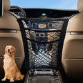 3-Layer Car Mesh Organizer, Car Purse Holder Between Seats, Elastic Tissue Purse Holder Driver Storage Netting Pouch, Auto Interior Accessories Barrier of Backseat Pet Kids for SUV Truck Van