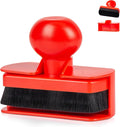 BABYSHEEP Tire Shine Applicator Brush - Extra Large Automotive Tire Dressing Applicator Brush with Storage Stand for Tire Detailing & Car Wash Kit, Black, 3.6 Inch Length (1,Red)