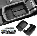 SKTU 2-Pack 2024 2025 2026 Chevy Trax Center Console Organizer for 2024 2025 2026 Chevy Trax (LS/LT/RS/ACTIV) Console Tray 2024 2025 2026 Chevy Trax Accessories [Double Layers]