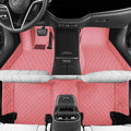 Luxury car Floor mats are for 99% of Vehicle Models,All Weather car Floor mats Provide Comprehensive Protection for Vehicles,Floor mats for car Personalized Customization! (Pink)
