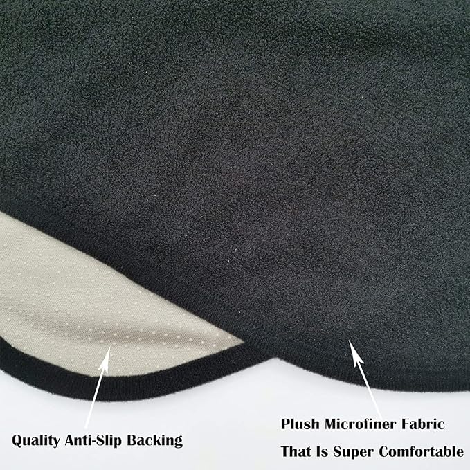 LoyaGour Car Seat Cover Protector Front Seats,for Gym Workout,Running,Swimming,Beach and Hiking,Waterproof Sweat Towel Bucket Seat Covers for Cars SUV Trucks (Black, 1Pcs)