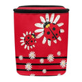 Ladybug Automotive Garbage Cans Waste Basket for Backseat Headrest Hanging Trash Can Daisy Car Trash Can Bags Container Waste Basket Fit for SUV Truck Sedan Van