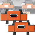 2026 Multifunctional Car Organizers and Storage Box with Drink Cup Holder Tissue Box, Backseat Organizers Hanging Storage for Hold Phone,Snacks, Drinks, Handbag, Most Vehicles (Orange-2)