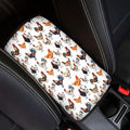 JoyLamoria Rooster Vehicle Center Console Cover Armrest Cover Pad Universal Fit Soft Comfort Center Console Armrest Cushion for Car Truck SUV