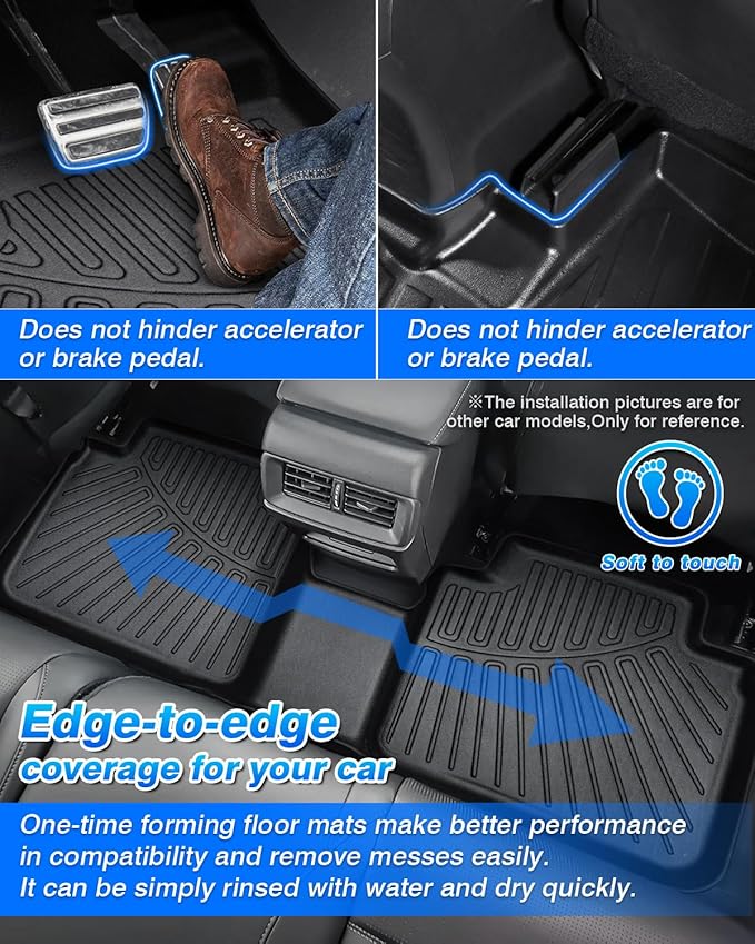 Cartist Floor Mats for Toyota Crown 2023-2025 2026, All Weather Cargo Liner for Crown Accessories Heavy Duty Car Mats, Car Accessories