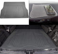 TLH Premium Trimmable Gray Cargo Mat Car Trunk Liner Universal Fit Set w/Gray Dash Pad, Trimmable Automotive Floor Mats, Climaproof™ Floor Mats for Most Sedan, Cars, SUV, Truck Floor Mats.