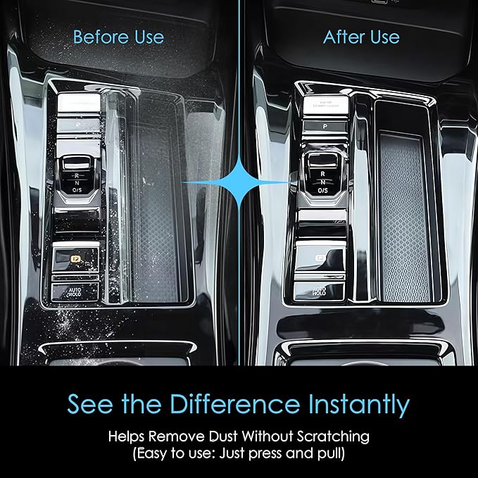 Car Cleaning Gel Detailing Putty | Car Interior Cleaner Slime for Air Vents, Dashboard & Keyboard | Auto Detailing Tool | Drawers, Window Tracks, Calculator & Tight Spaces - Sky Blue
