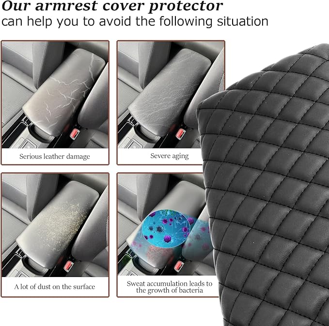 SKTU for 2023 2024 2025 2026 Toyota Prius Accessories Center Console Cover for 2023 2024 2025 2026 Toyota Prius Armrest Cover Prius Limited Accessories 2023-2026 Prius Center Console Cushion (Thicken)