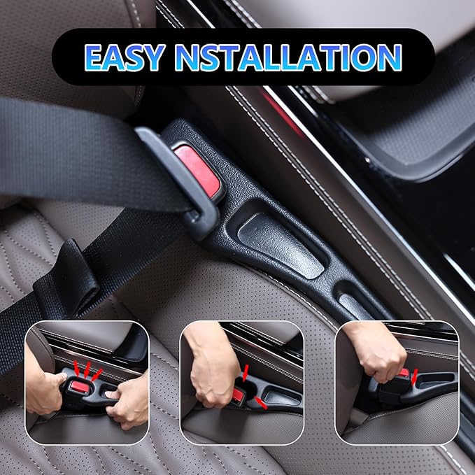 LLXGAB 【Compatible with Ford Explorer】 Side Gap Fille,No Drop Seat Guard for Ford Explorer, Drop Seat Guards for Cars(2Pcs) with Emergency Keychain Car Escape Tool (2Pcs)