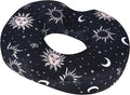 Hemorrhoid Pillows for Sitting Donut Gel Ergonomic Sun Moon Seat Cushion for Long Sitting Tailbone Pain After Surgery Relief Office Chair Pillow for Butt Cute Coccyx Car Drivers Postpartum Pregnancy