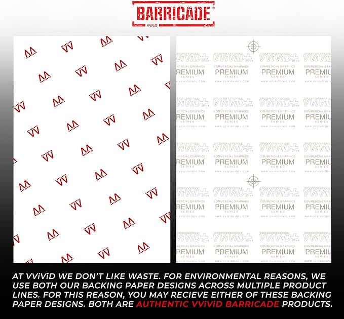 VViViD Barricade Premium 8 Year Clear Gloss Paint Protection Film (12" x 96")