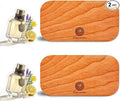 Car Air Freshener - Wood Air Freshener for Visor Clip - Long Lasting Car Odor Eliminator - Vehicle Scent Diffuser - Variety Scent Refill (2 Packs Refill, Cologne, NO CLIP)