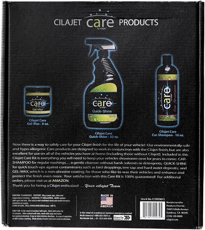 Cilajet Care Car Wash Care Kit, Automotive, Detail Your Car’s Exterior, 5 Piece Set, Includes Microfiber Towels, Works on Cars, Trucks, SUVs and More