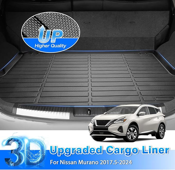 Cartist Floor Mats and Cargo Liner Fit for Nissan Murano 2017.5-2024 All Weather Floor Mat Murano Accessories Heavy Duty Carpet Protection