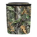 Camo Hunting Car Trash Can with Adjustable Straps Foldable Auto Garbage Can for Console Front Rear Seat Woodland Forest Tree Trash Bin for SUV Van Sedan Truck