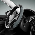 Road Comforts Car Steering Wheel Cover - Microfiber Leather Steering Wheel Wrap Sports 14.5-15 Inch Steering Wheel Cover Non-Slip for Men Women Grey Color