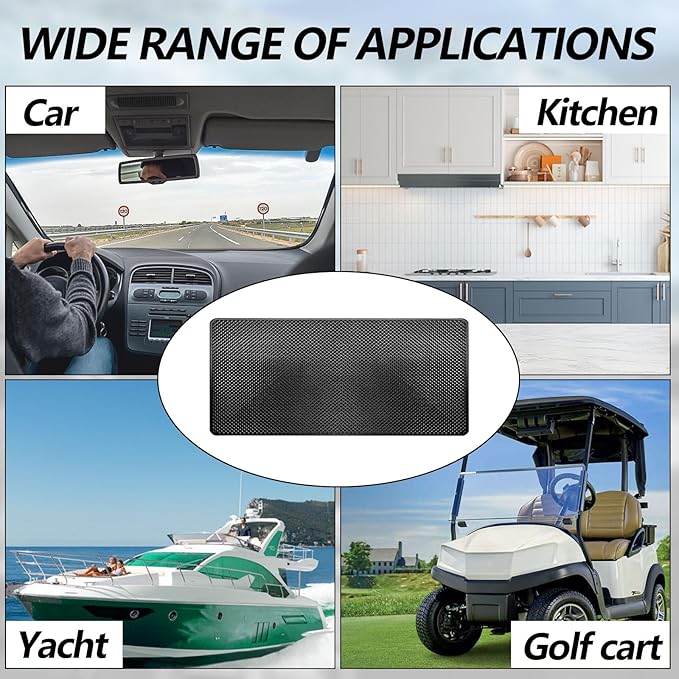 Dashboard mat Rubber Non-Slip mat, 10.6"x5.9" Size car Non-Slip mat, car Dashboard Accessories for car Interior Organizer.