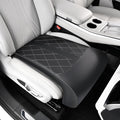 Coverado Car Seat Extender Leg Support, Leather Leg Extender Cushuin for Car Seats, Waterproof Car Seat Cushions Universal Fit for Most Vehicles (Black)