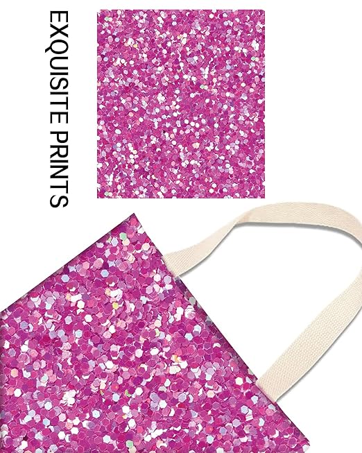 ANKVRP Car Trash Can, Durable Hanging Car Trash Garbage Bag, Cute Automotive Garbage Cans Organizer, Cute Purple Glitter Pattern