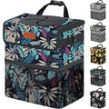 Vankor Car Trash Can for Car Cute, Bag Bin Hanging Waterproof Automotive Garbage Cans Leak Proof Vehicle Trash Can Colorful Leaves