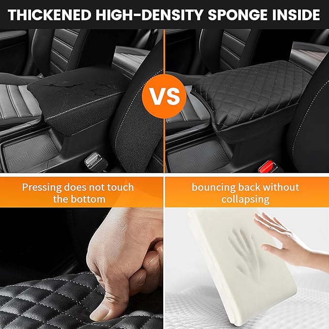 Custom Fit for Center Console Cover Honda CRV 2017-2022 Armrest Cover Center Console Pad Interior Accessories Car Armrest Seat Box Cover Protector