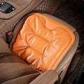 2026 New Skin-Friendly & Dirt-Repellent Leather Seat Cushions, Ergonomic Memory Foam Lumbar Support, Non-Slip Breathable Cover, Removable Washable, Ideal for Drivers & Office Long Sitting (brown)