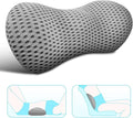 Panduo Lumbar Support Pillow for Office Chair, Memory Foam Lumbar Pillow for Lower Back Pain Relief (Grey)