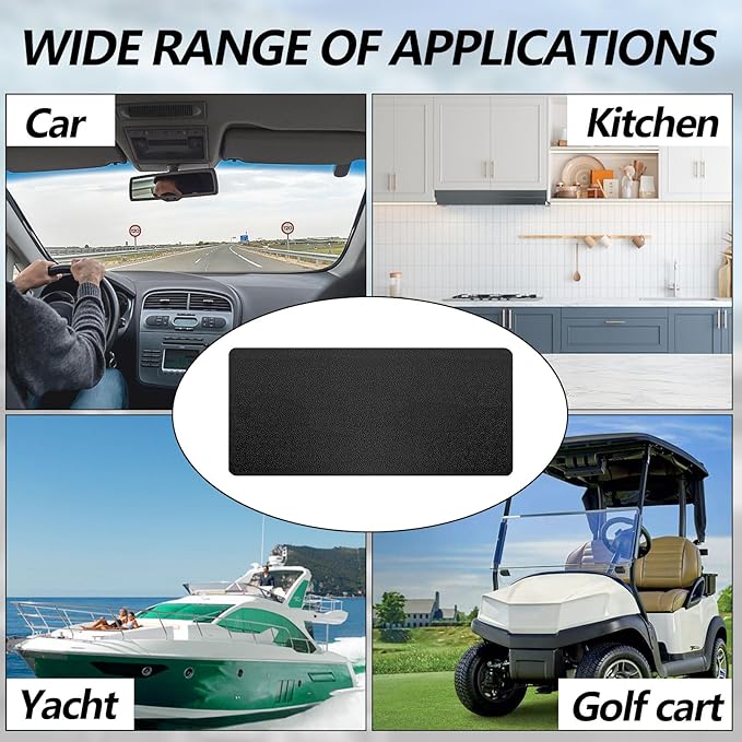 Dashboard mat Rubber Non-Slip mat, Leather Texture 10.6"x5.9" Size car Non-Slip mat, car Dashboard Accessories for car Interior Organizer.