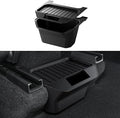 Motrobe 2026 Tesla Model Y Juniper Trash Can Rear Center Console Organizer Backseat Storage Box with Anti-Slip Lid Garbage Can Model Y Juniper Accessories(Standard/Premium/Performance 2025/2026)